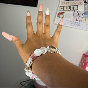 AVON Pink Rose Bracelet